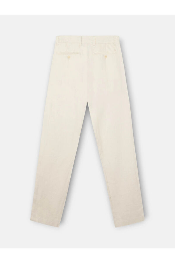 Silbon Cal&ccedil;a desportiva chino em linho Tostado
