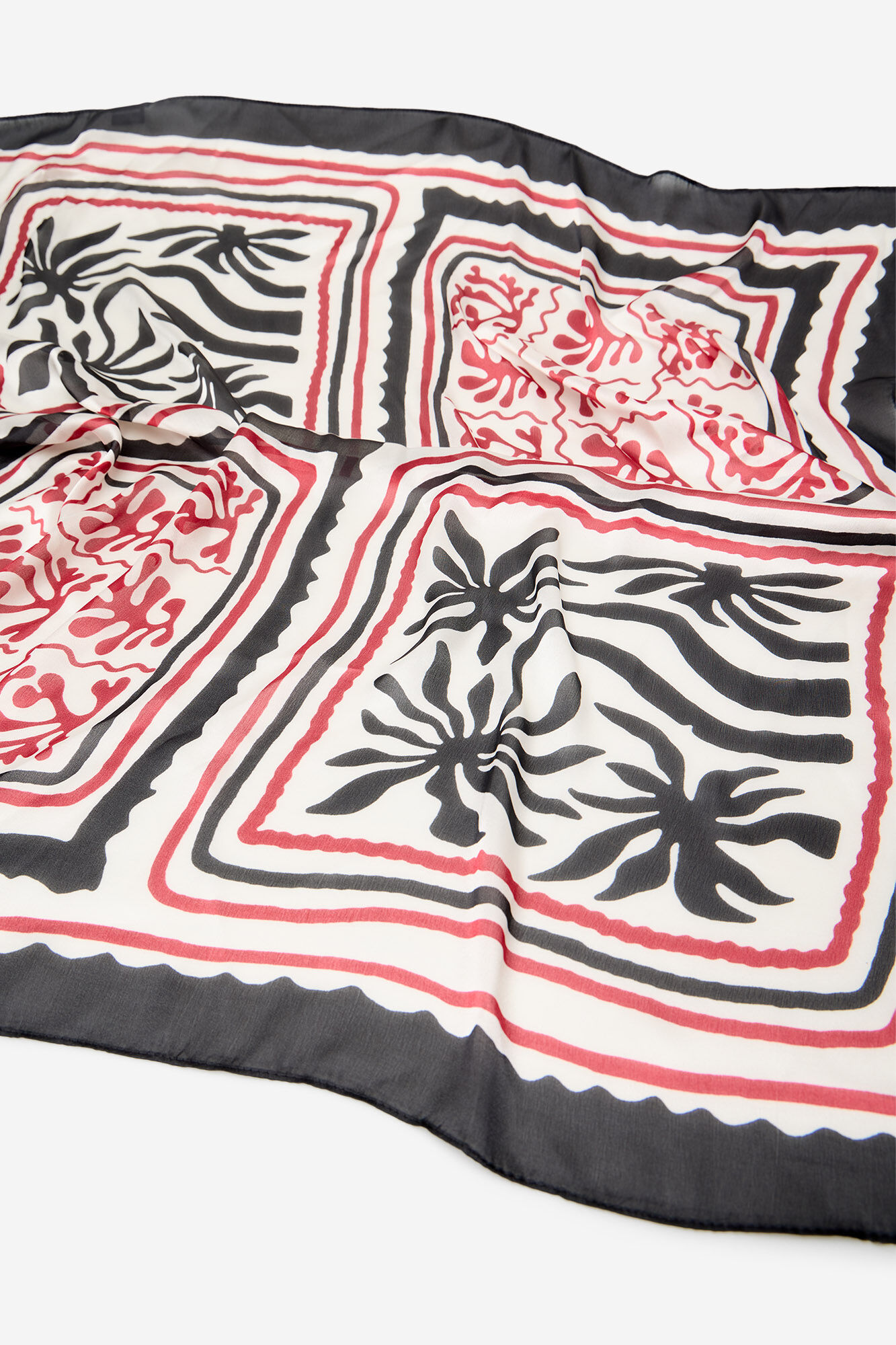 Cortefiel Floral print scarf