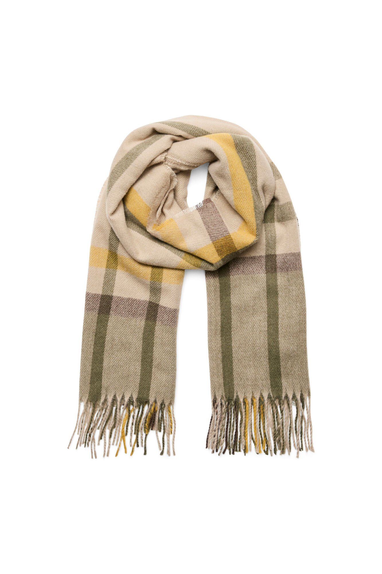 Vero Moda Cachecol de tecido macio com franjas