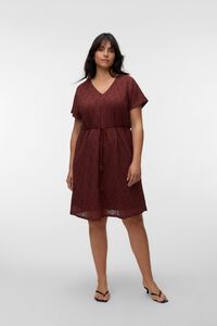 Vero Moda Curve Vestido curto gola em bico tamanho grande