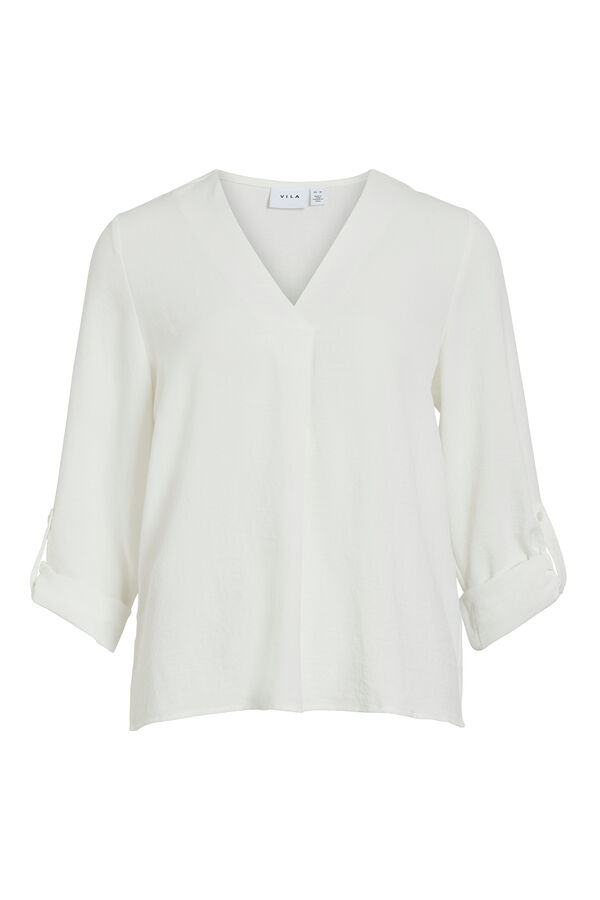 Vila blusa manga 3/4 Branco