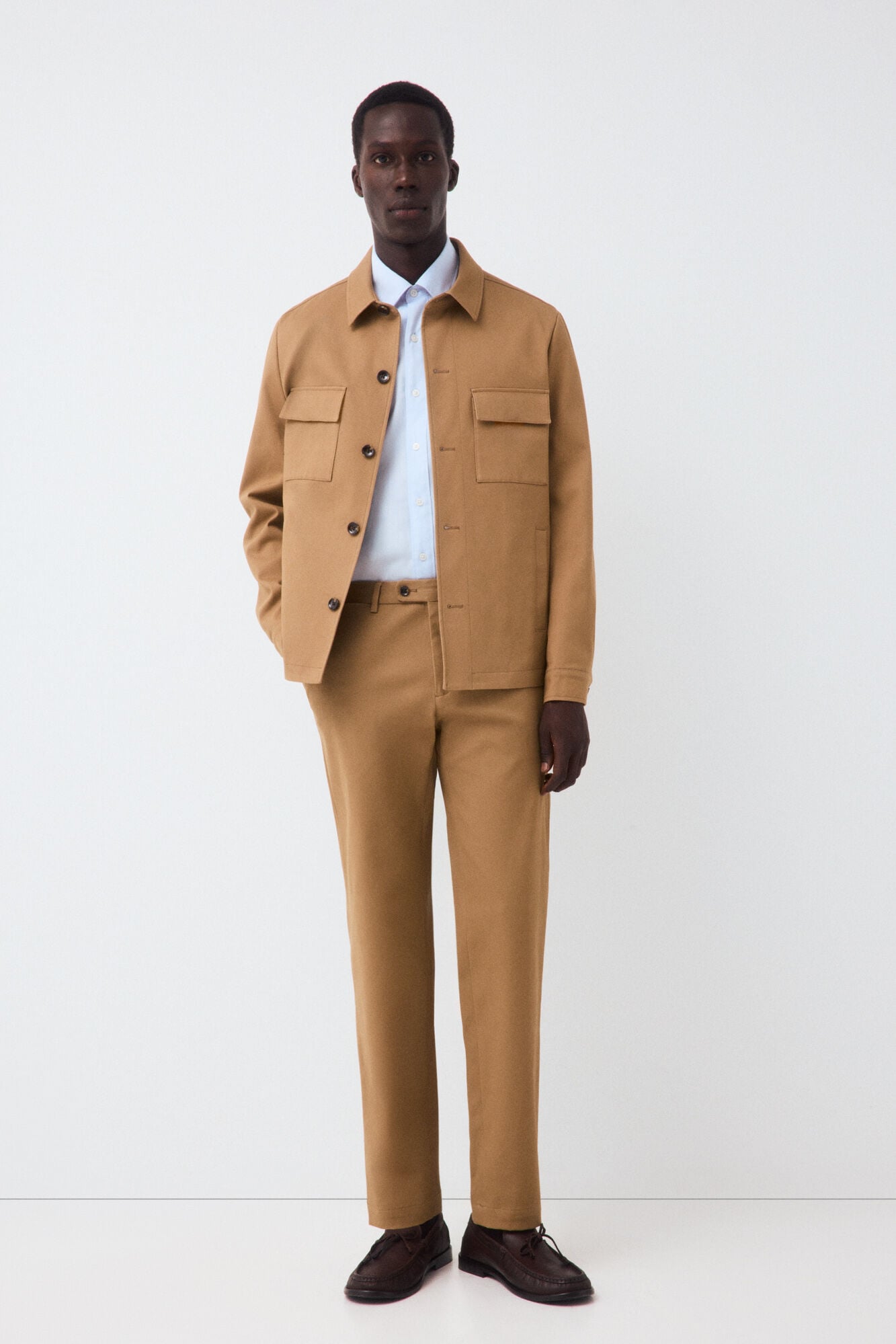 Cortefiel Toasted coordinated suit overshirt