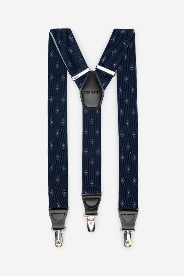 Cortefiel Elastic paisley strap Navy