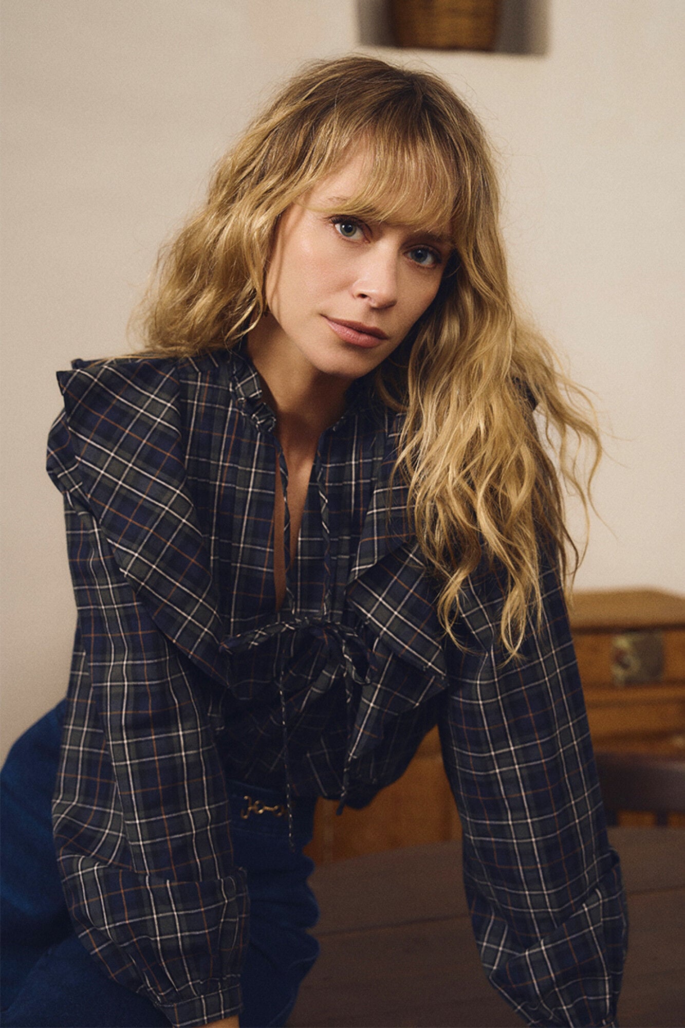 Molly Bracken Camisa de manga comprida estampada