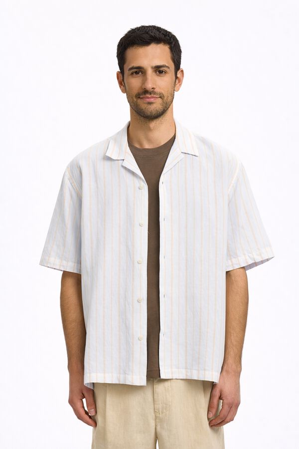 Selected Camisa de manga curta Multicolorido