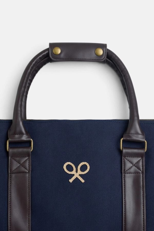Silbon Classic racket travel bag Navy