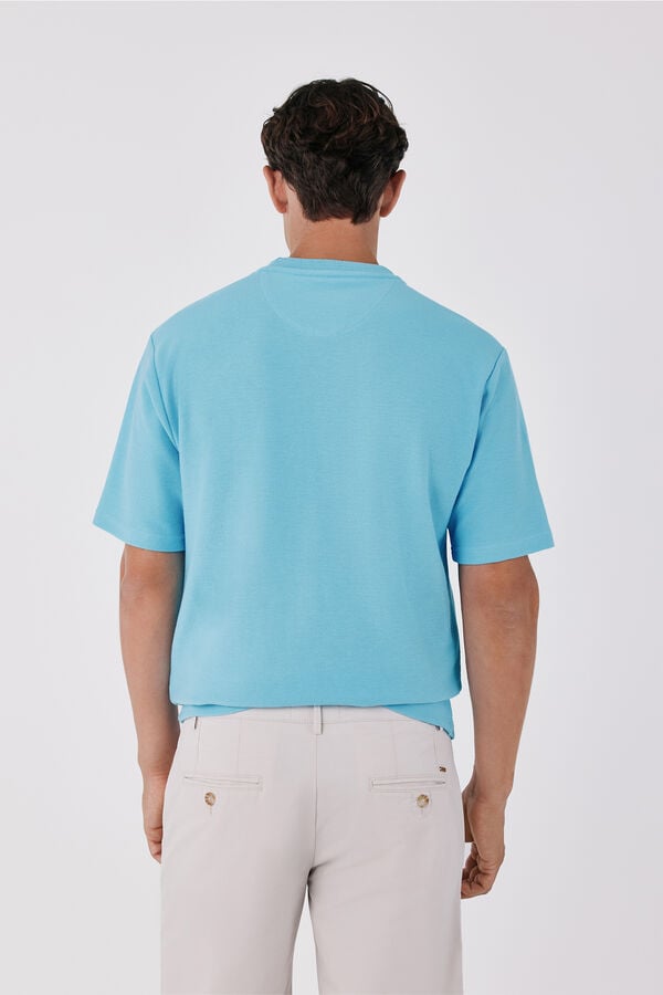 Cortefiel T-shirt estruturada Azul