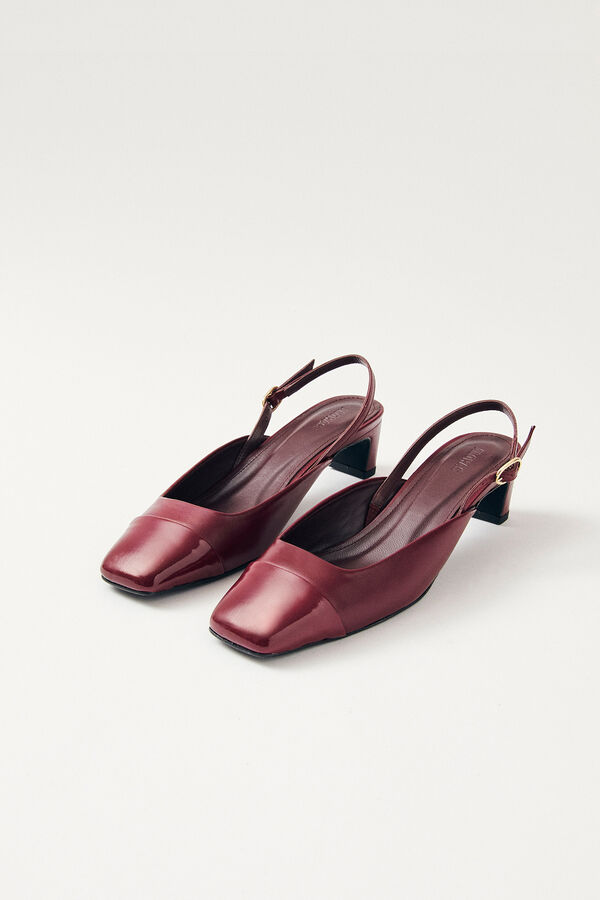 Alohas Zapatos de tacón de piel Lindy Bliss Granate