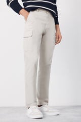 Cortefiel Tapered cargo pants Beige