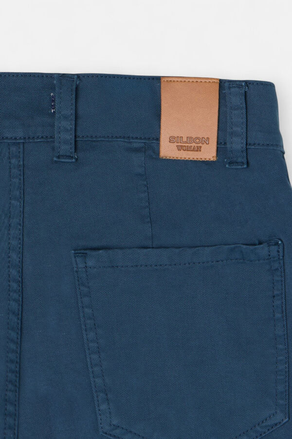 Silbon Calça cargo Azul