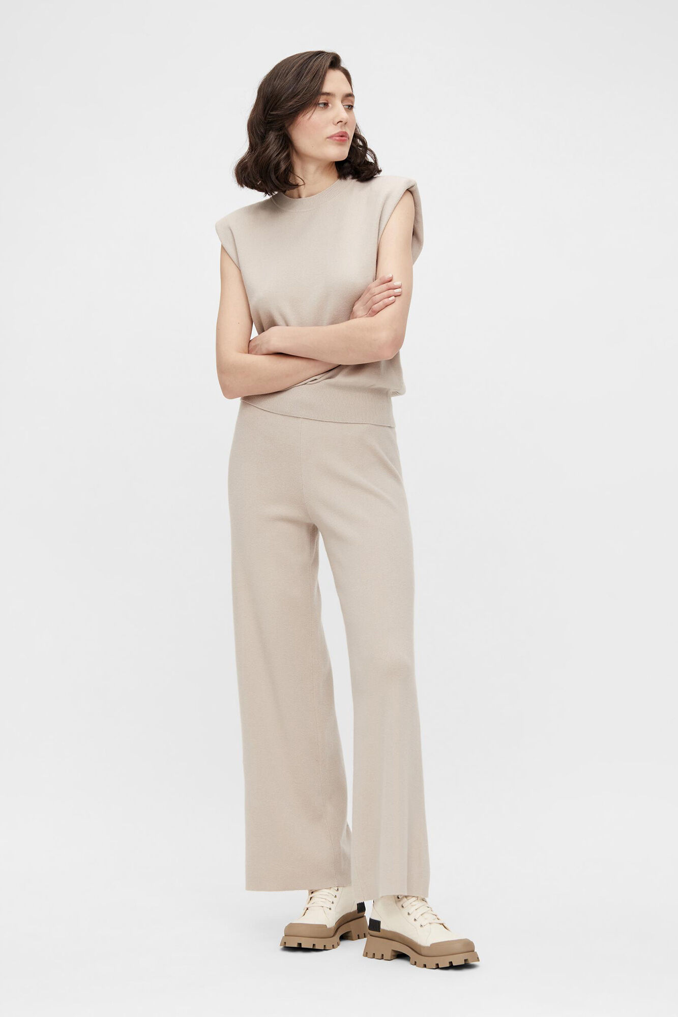 Pantalon blanco cortefiel Clearance