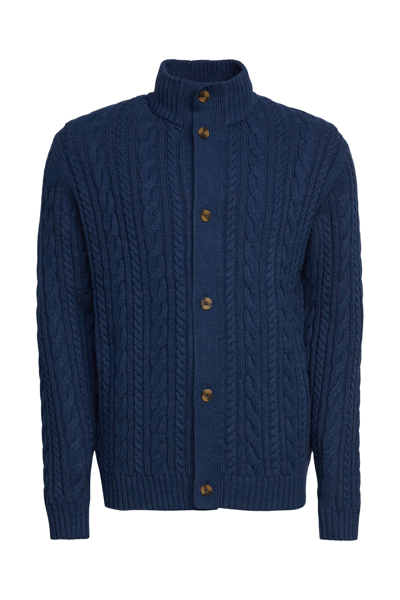 Mens chunky hotsell cable knit cardigan