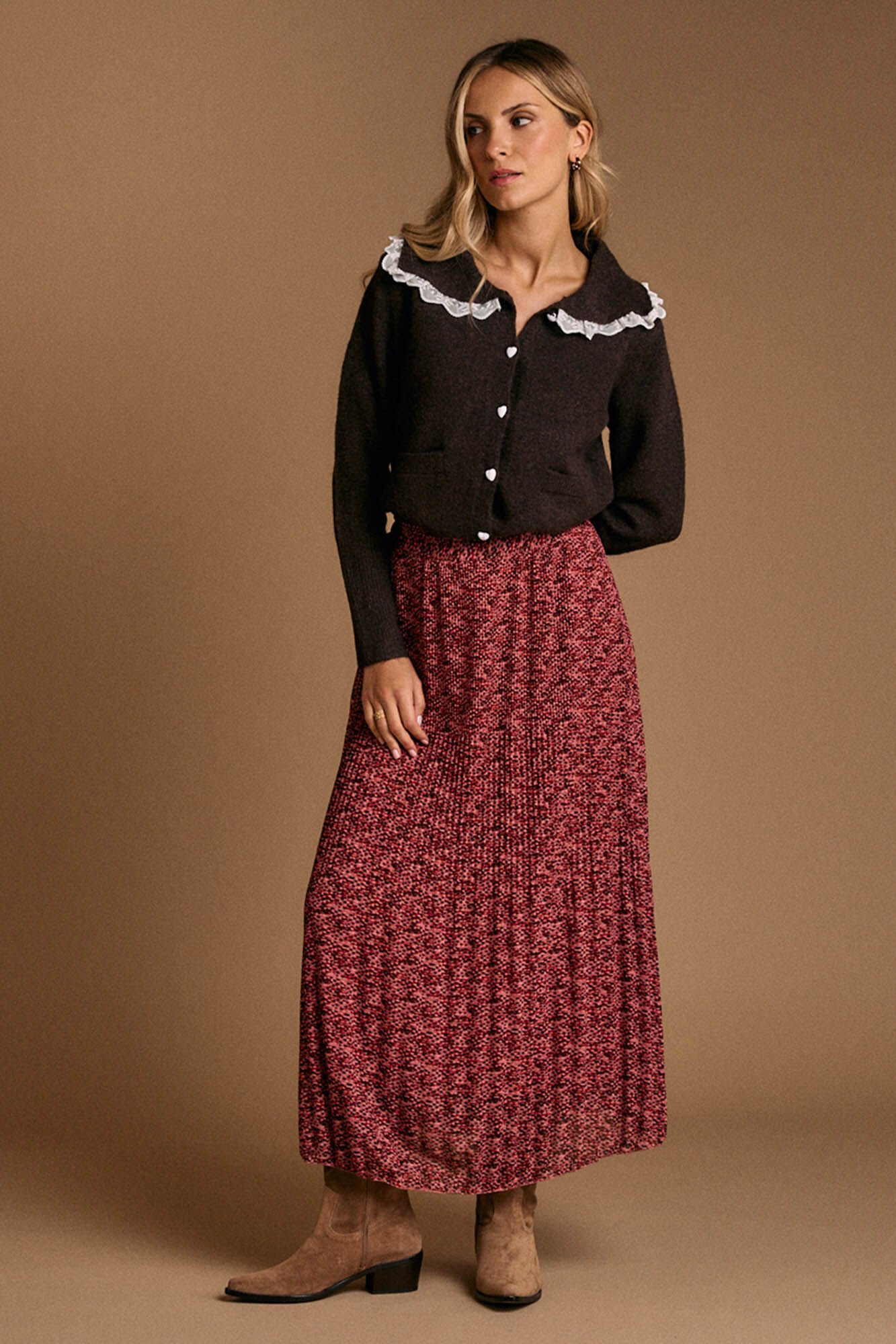 Pol&iacute;n Et Moi Saia plissada Nani