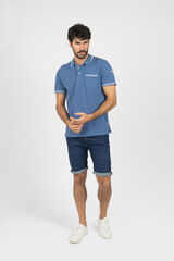 Privata Short sleeve polo shirt Blue