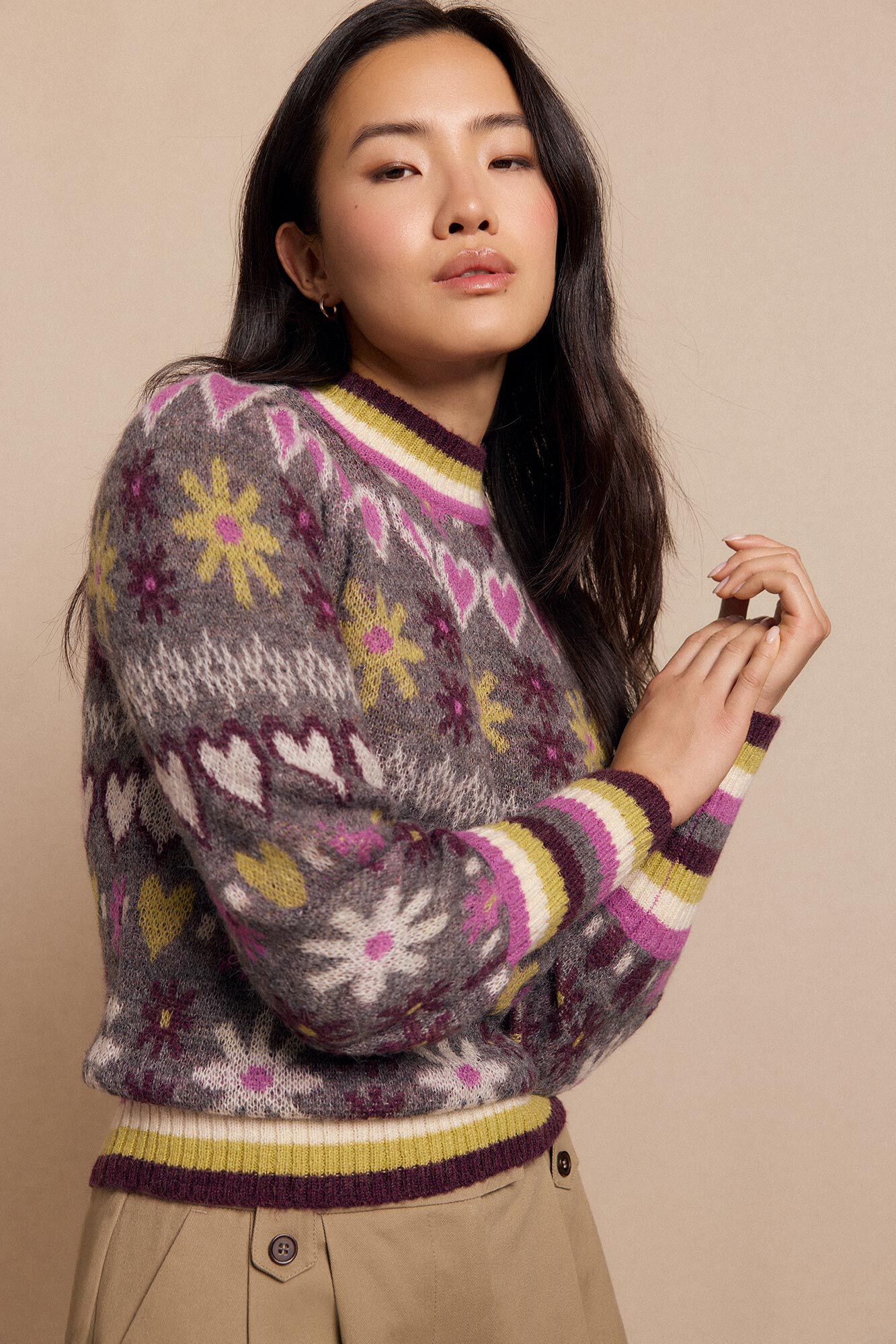 Slowlove Camisola grecas