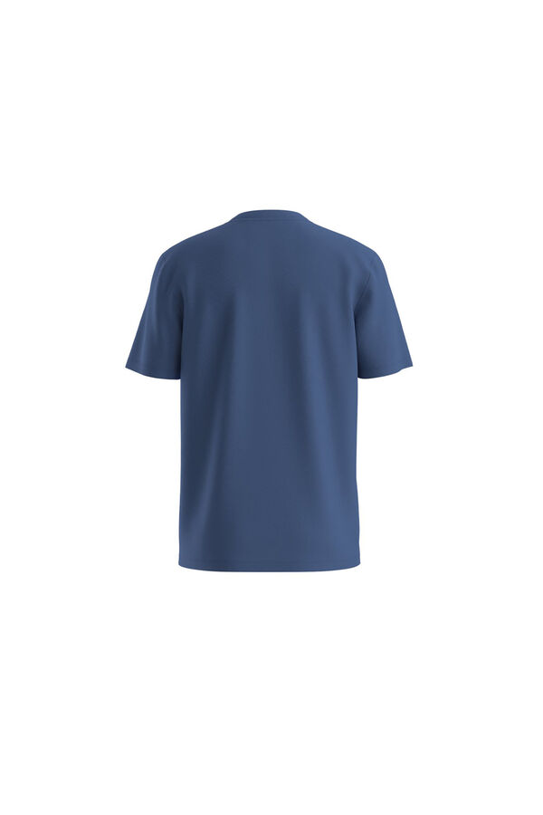 HUGO T-shirt de manga curta Azul