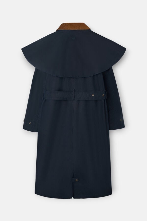 Silbon Parka longa encerada Azul