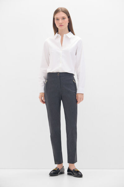 Cortefiel Skinny trousers Grey