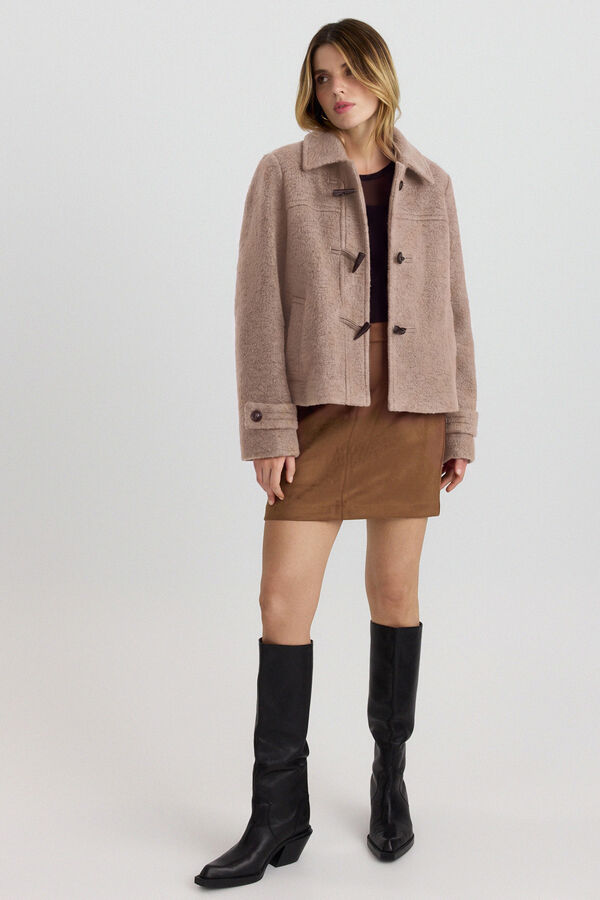 Vero Moda Casaco com fivelas Castanho