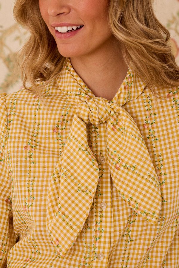 Pol&iacute;n Et Moi Camisa floral Laura Dourado