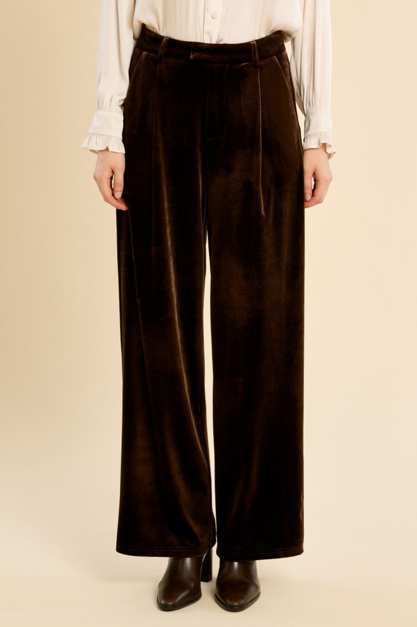 Molly Bracken Cal&ccedil;a comprida aveludada