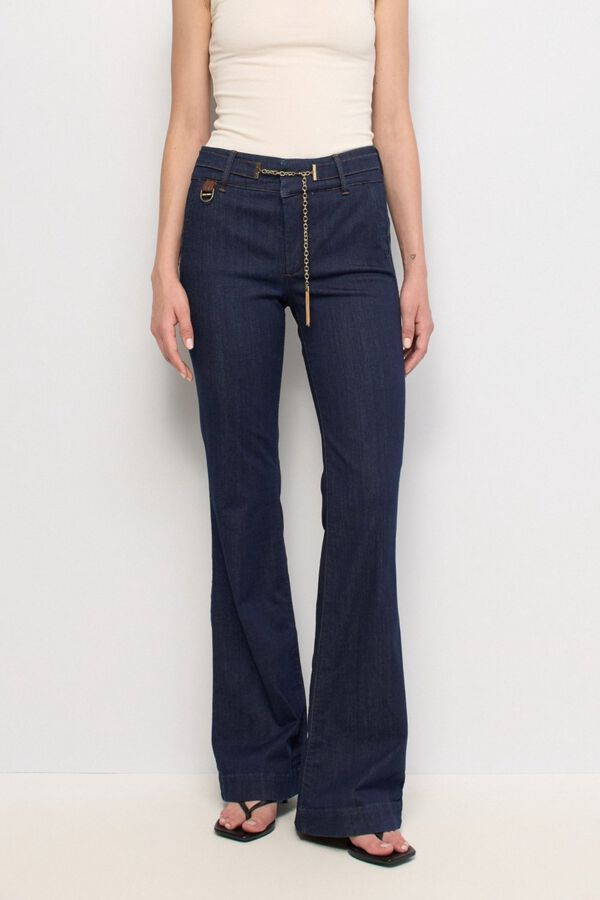 Salsa Jeans Chino Secret push in Azul
