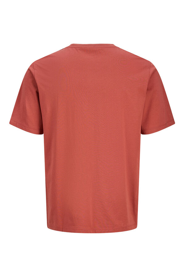 Jack & Jones Cotton regular fit T-shirt Red