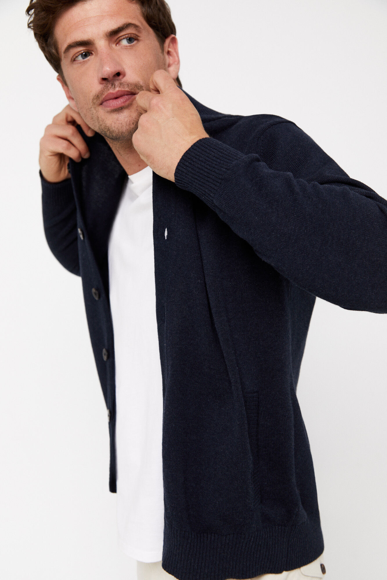 Casaco malha masculino online