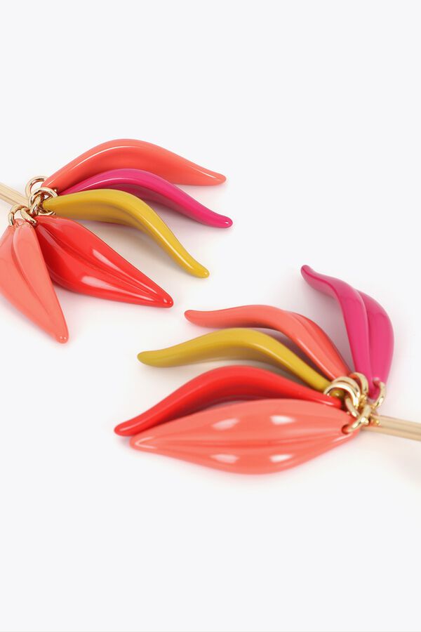 Lola Casademunt Pendiente p&eacute;talos Multicolor