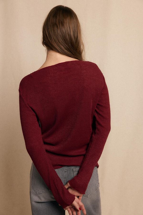 Slowlove Top básico mesclado Granada