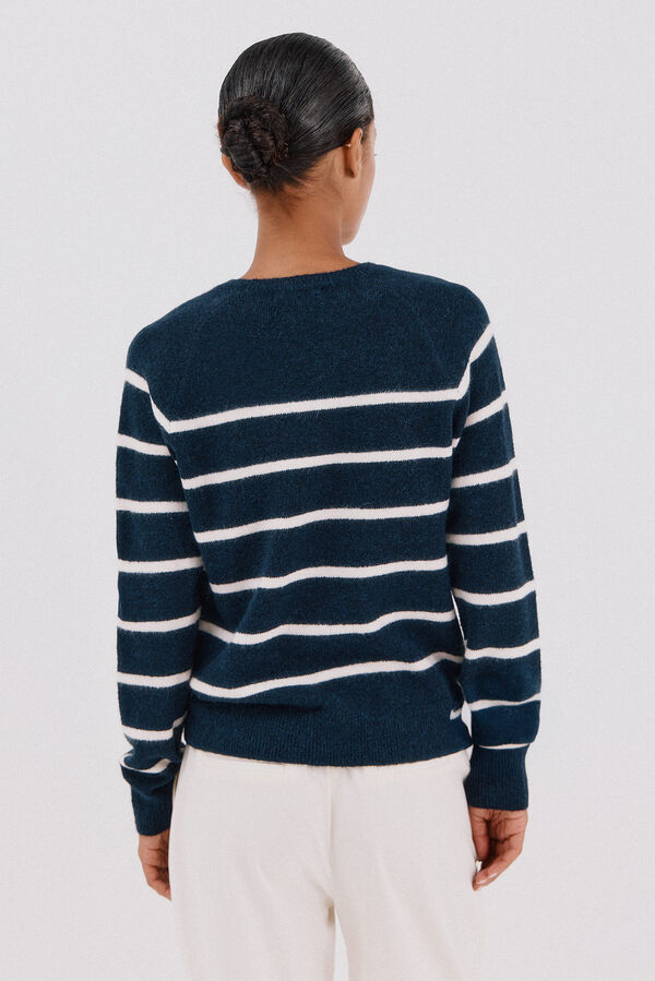 Cortefiel Soft feel jumper Navy