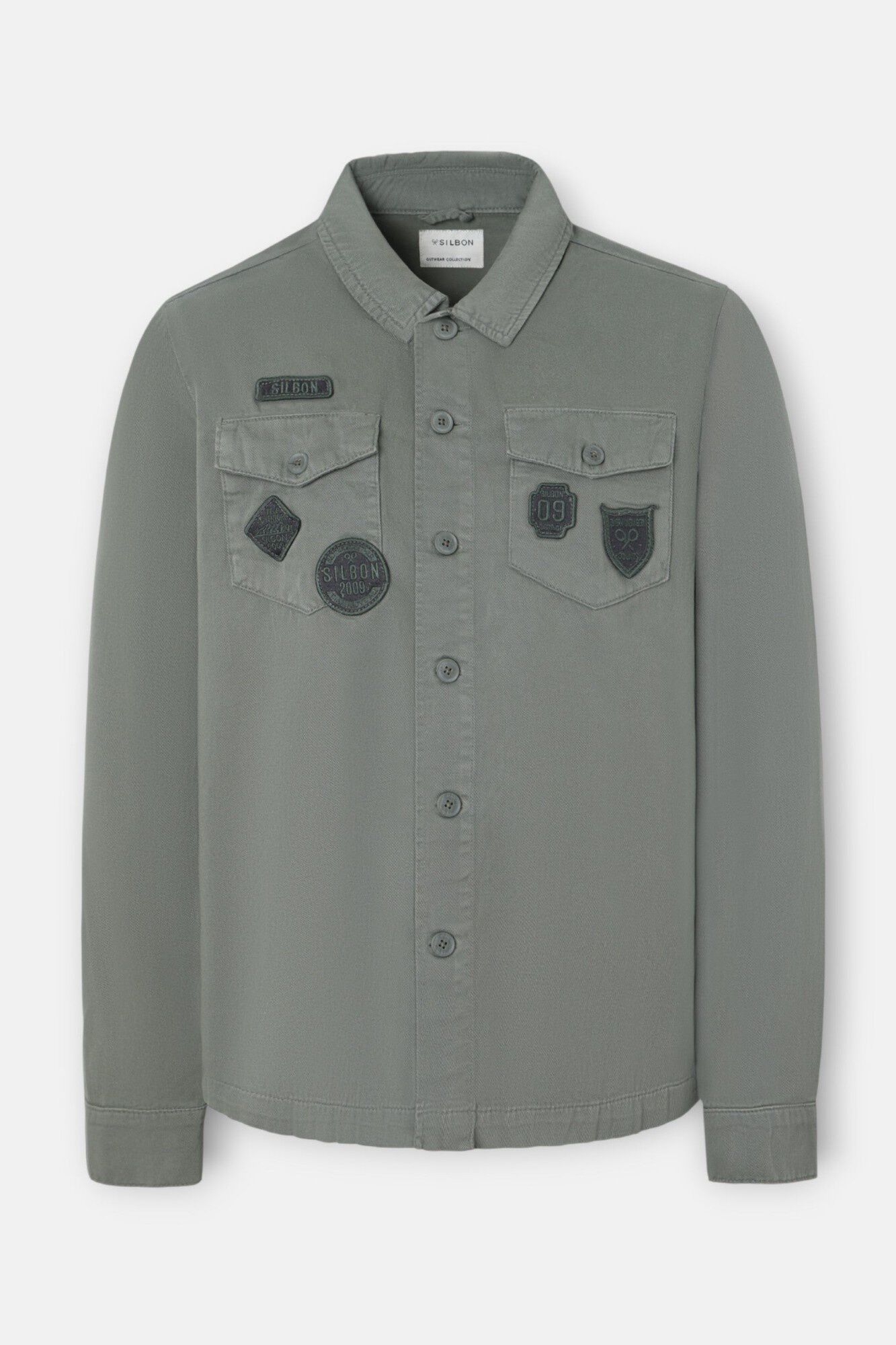 Silbon Sobrecamisa com remendos