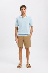 Selected Chino Bermuda shorts Nude