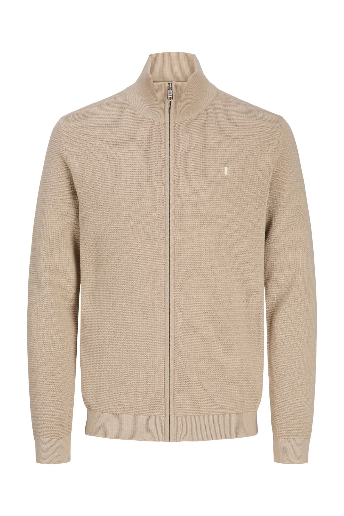 Jack & Jones Casaco de malha 100% algod&atilde;o org&acirc;nico