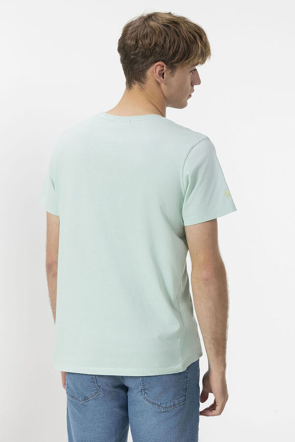 elPulpo Camiseta com estampado Beach House Azul
