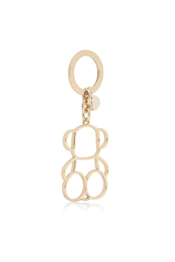 Tous Llavero Silhouette Bold Bear Dorado