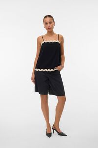 Vero Moda Top de al&ccedil;as decote quadrado