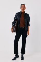 Cortefiel Reversible down puffer jacket Black