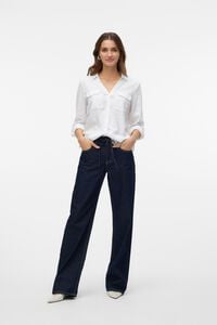 Vero Moda Camisa manga comprida em linho