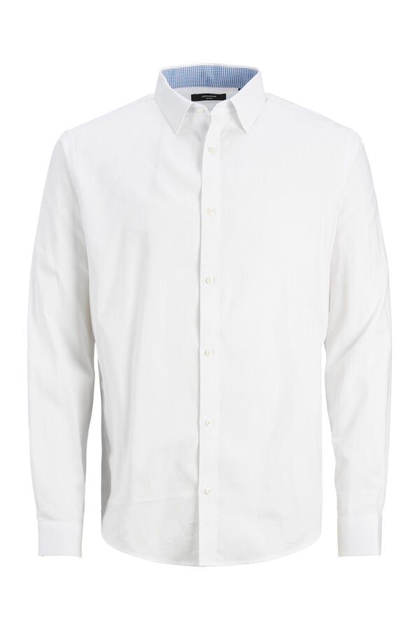 Cortefiel Camisa confort fit Blanco