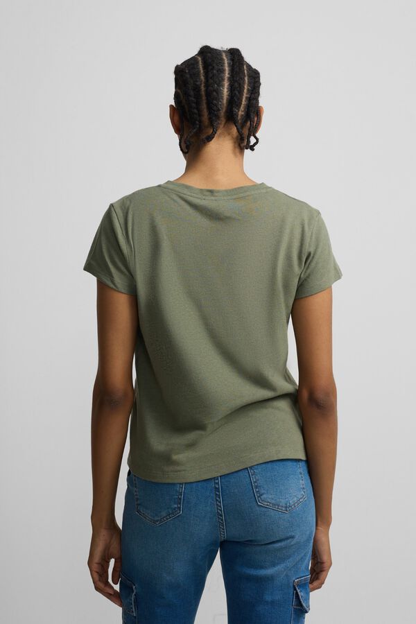 Silbon T-shirt bolso raquete Verde
