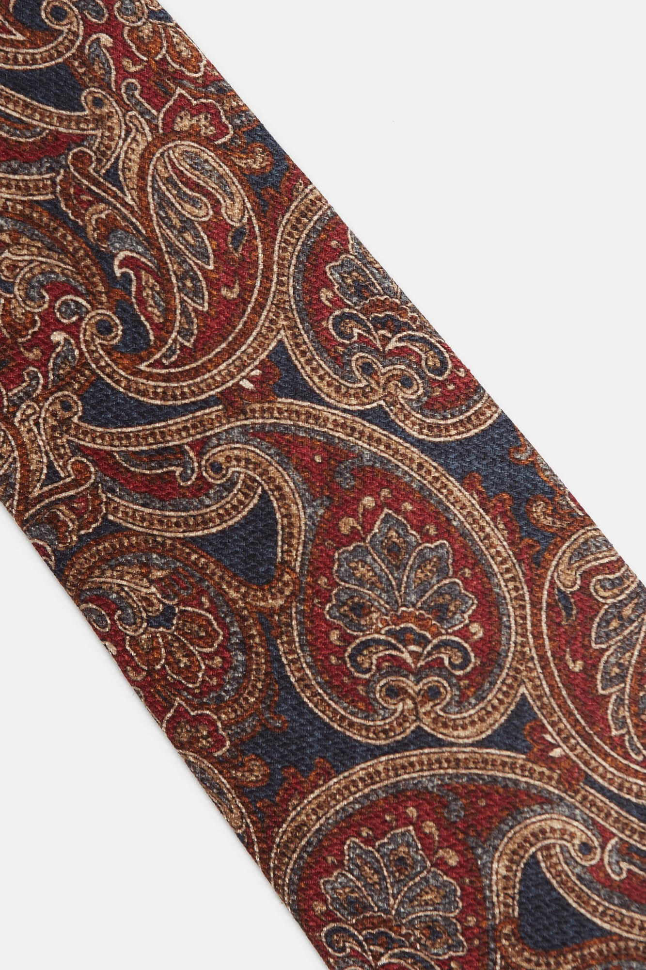 corbata estampado cachemir