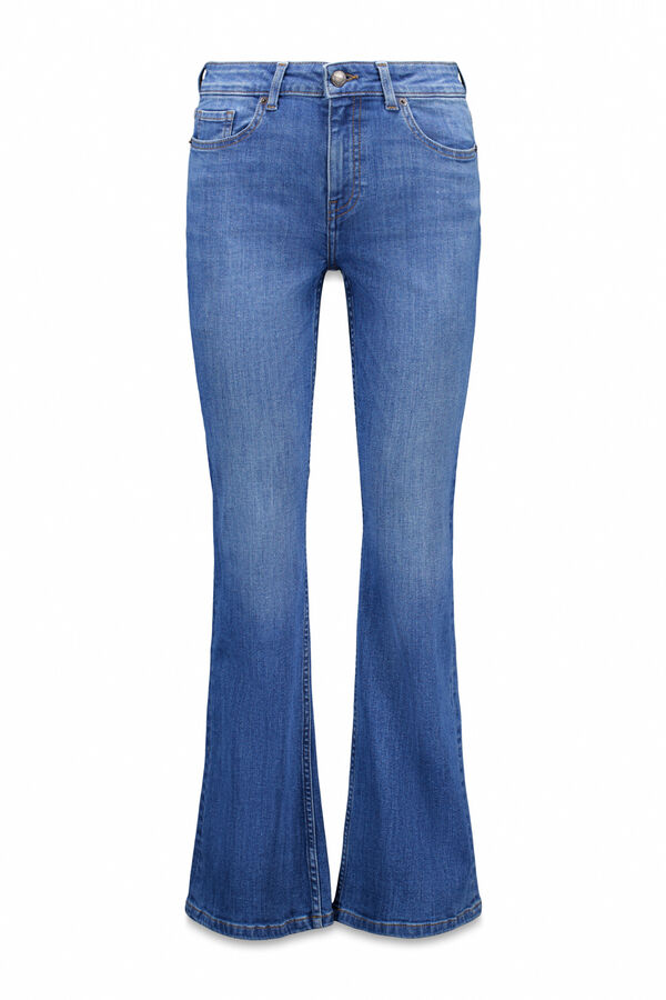 Cortefiel Bell bottom jeans Blue