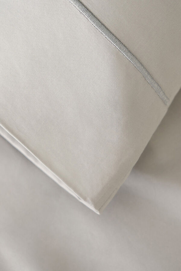 Cortefiel Capa de Travesseiro Regent  Cama 150-160 cm Cinzento