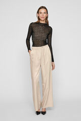 Vila Wide fluid trousers Cinzento