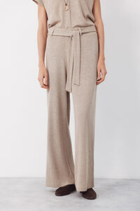 Cortefiel Rustic jersey-knit trousers