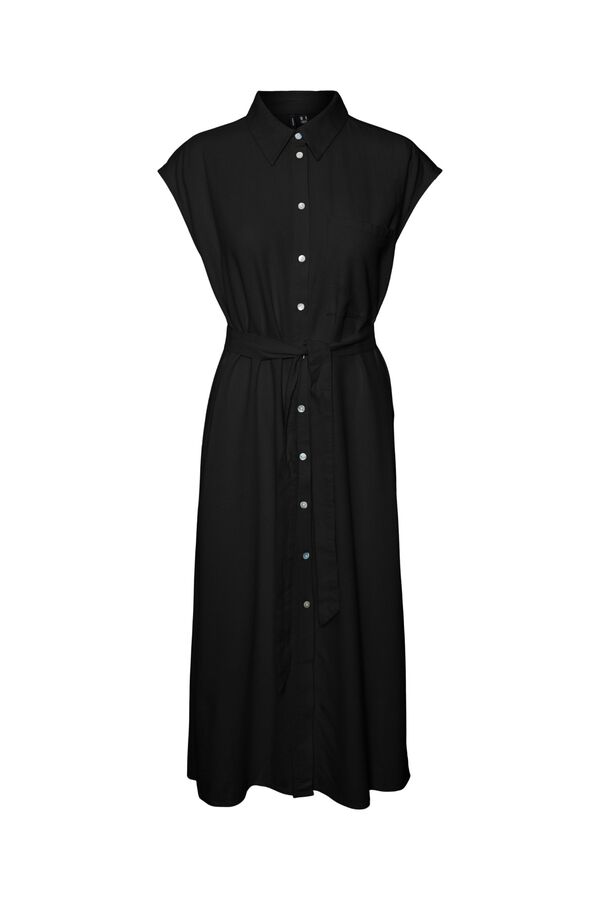 Vero Moda 7/8 shirt dress Black