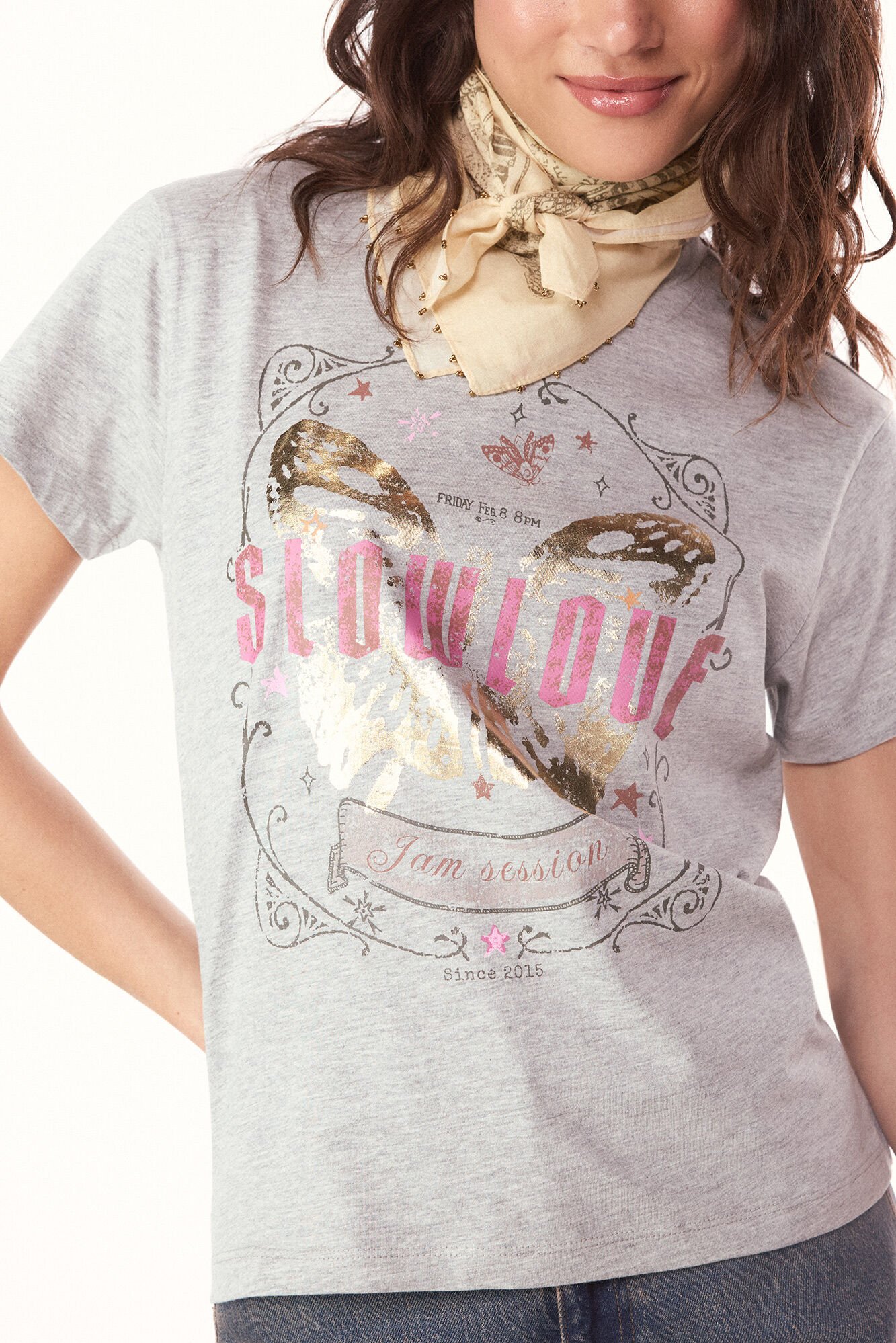 Slowlove Camiseta slowlove mariposa
