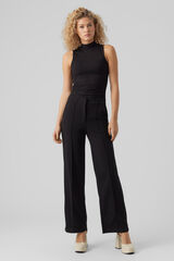 Vero Moda Cal&ccedil;as de perna larga Preto