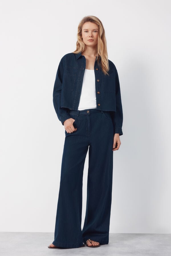 Cortefiel Al&ccedil;as b&aacute;sica Branco